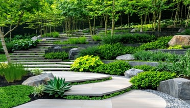 Lush, eco-friendly landscape design